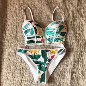 Tropical Print Bikini